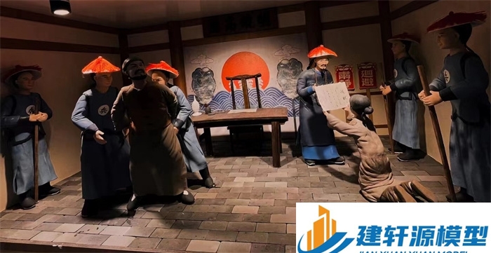 齐河陈规除恶绅微缩场景
