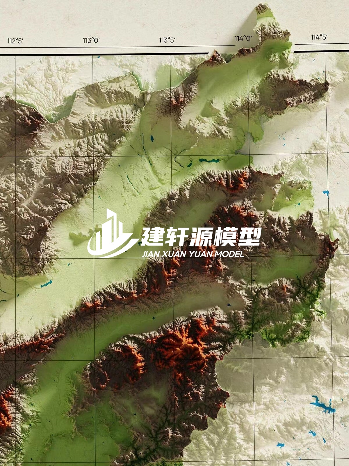 齐河地形模型制作